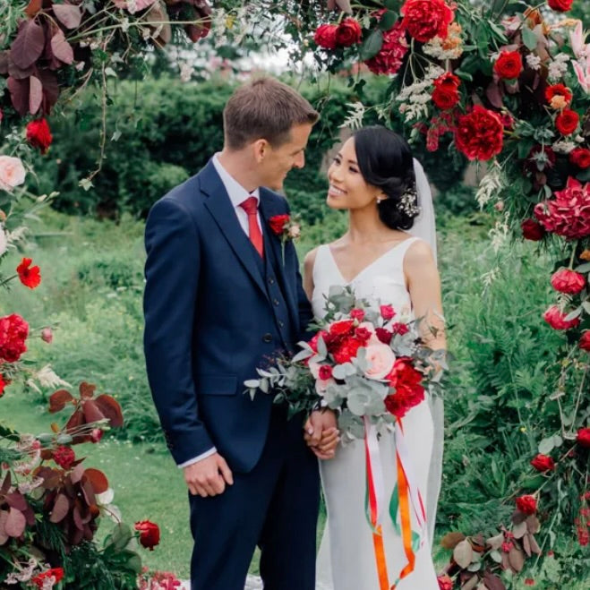 A Flower-Filled Outdoor Wedding at Mount