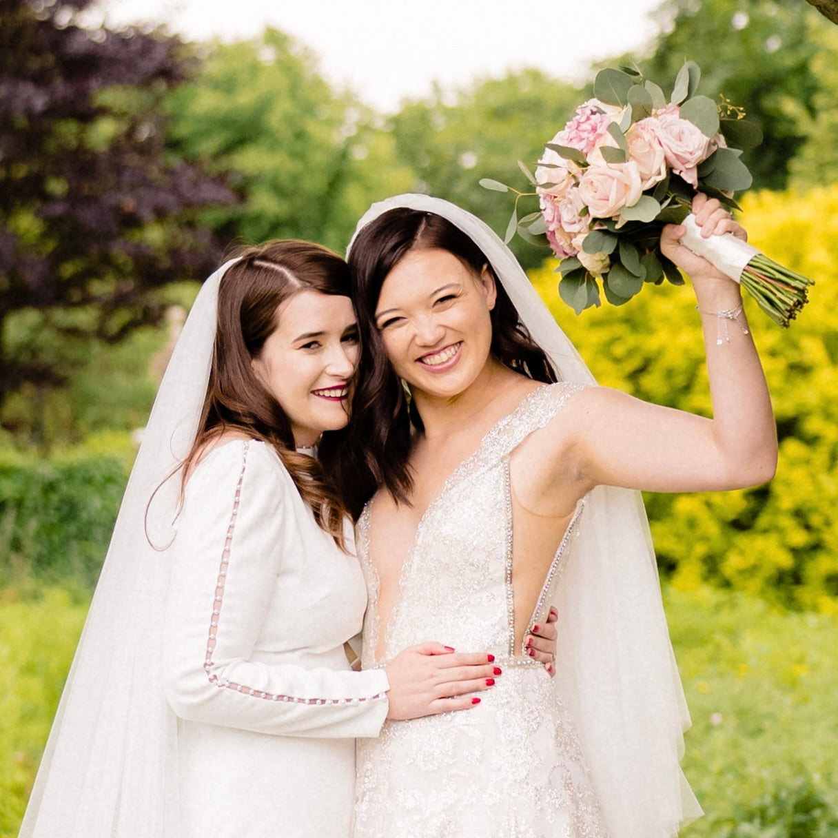 Irish Wedding Flowers with a Japanese Touch