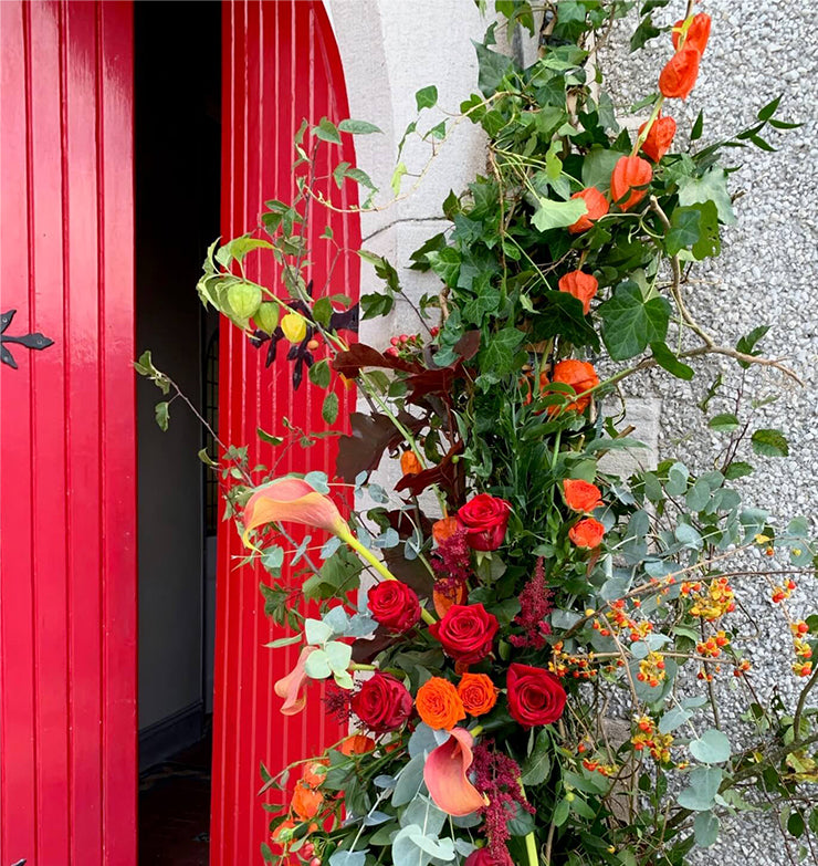Natural Flower Wedding Arch - Floral Wedding Decor