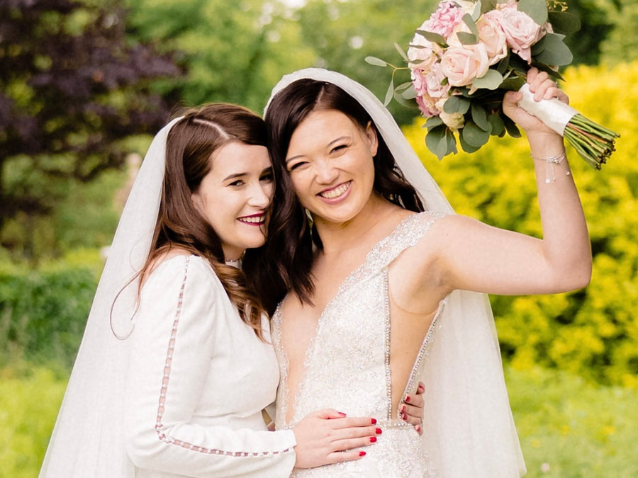 Irish Wedding Flowers with a Japanese Touch