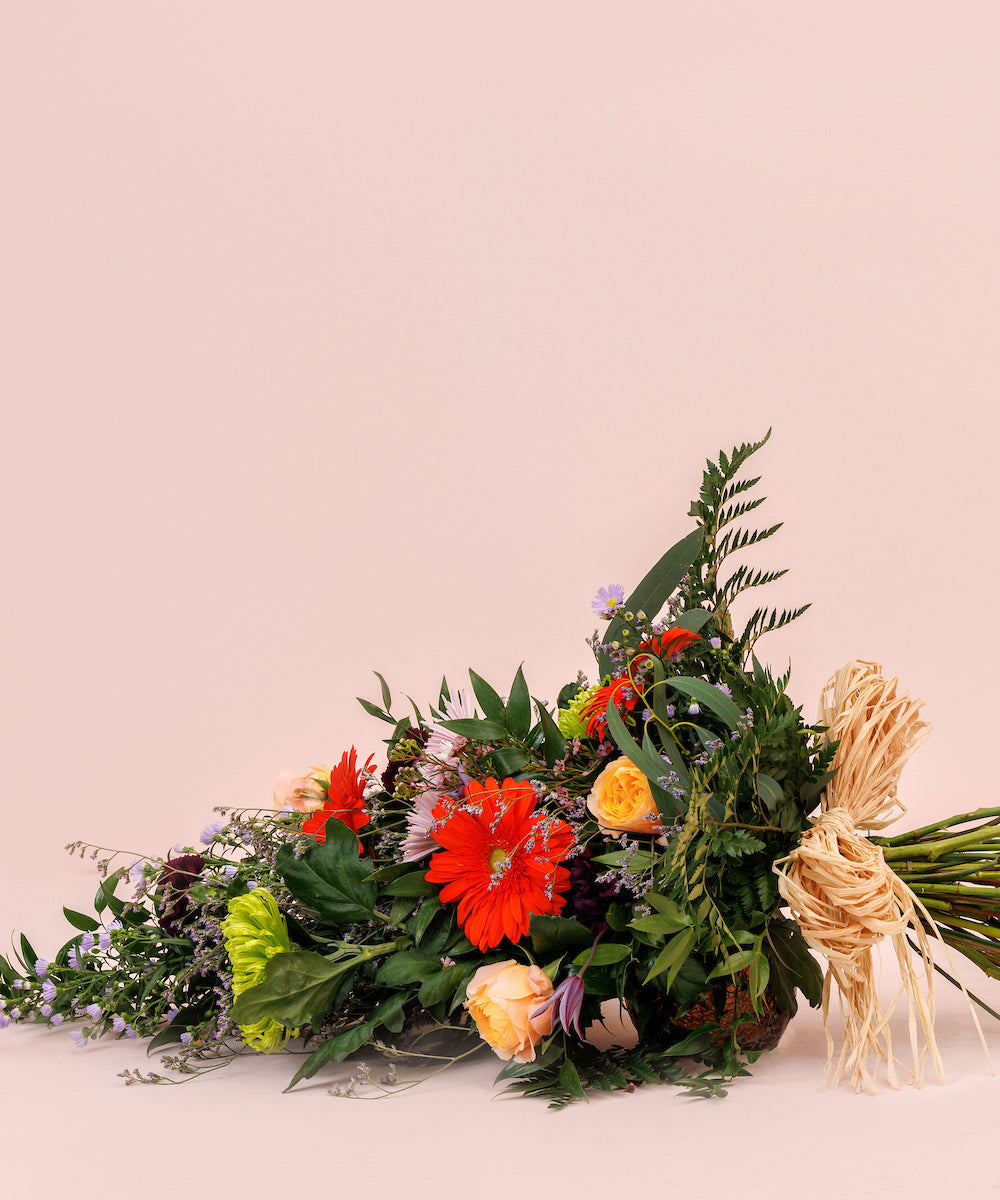 Bright & Colourful Funeral Bouquet
