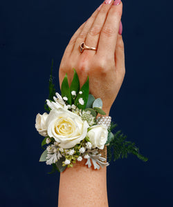 White Rose Wrist Corsage