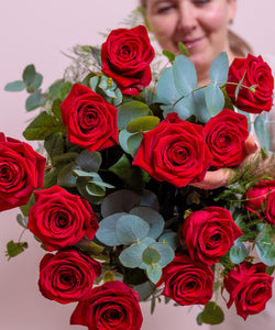 Dozen Red Roses Bouquet